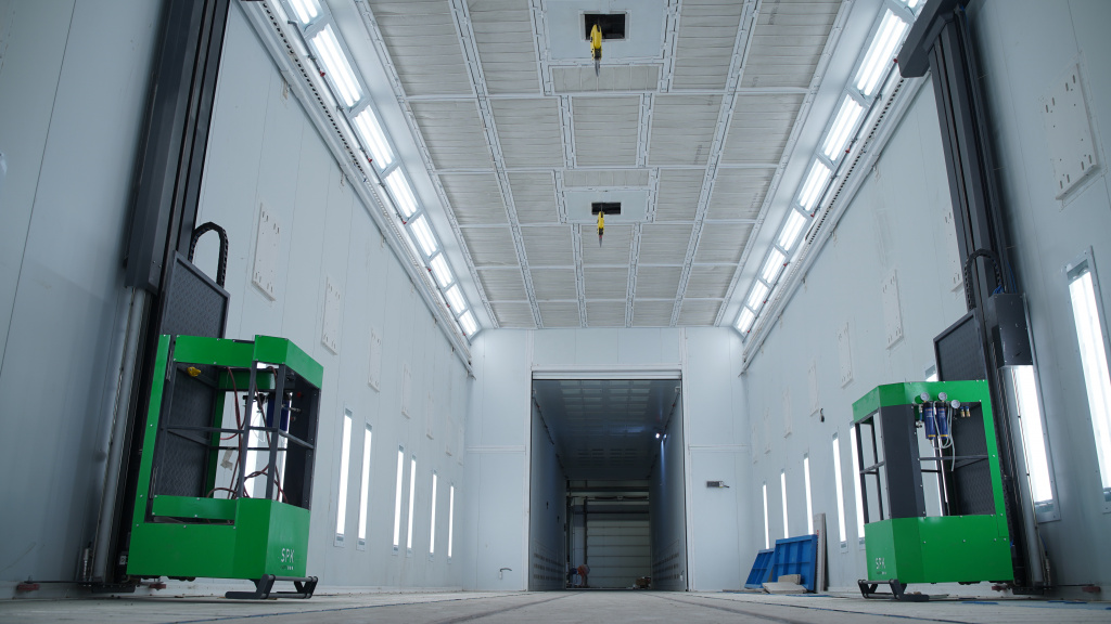 Лифт-площадки для окрасочно-сушильных камер